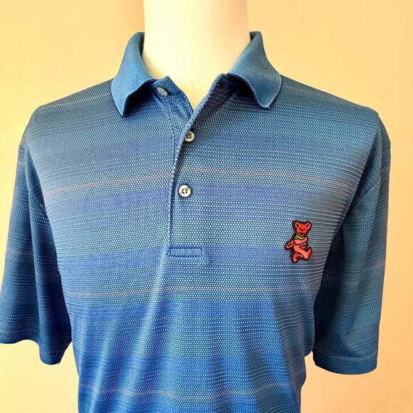 Grateful Dead Dancing Bear PGA Tour Golf Polo (XL) - Picture 4 of 6
